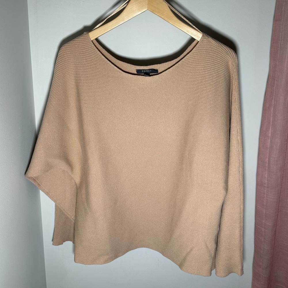 Esprit Nude Sweater - Dolman Sleeve
